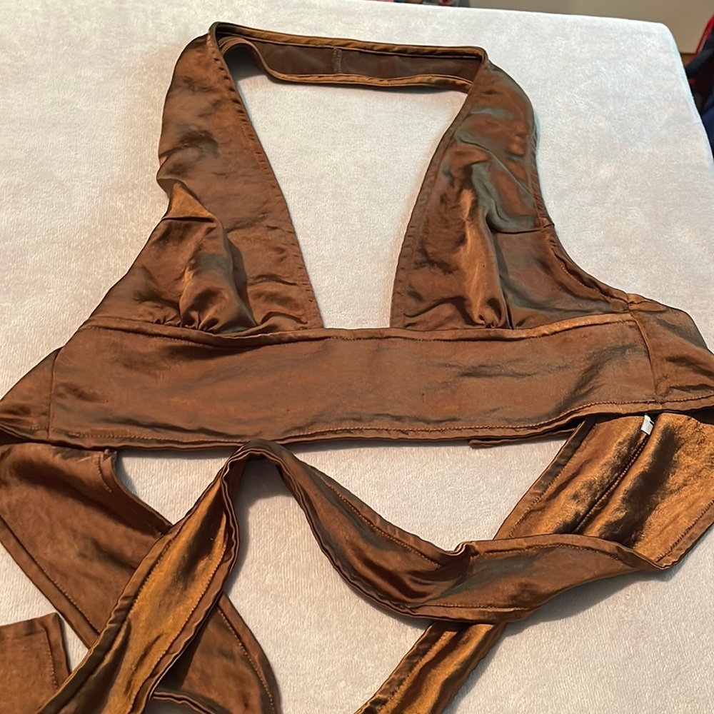 Motel Rocks Halter Crop Top